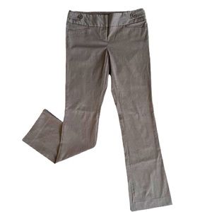 THE LIMITED IDEAL STRETCH BROWN BOOTCUT FLARE TROUSERS PANTS SIZE 8 LONG